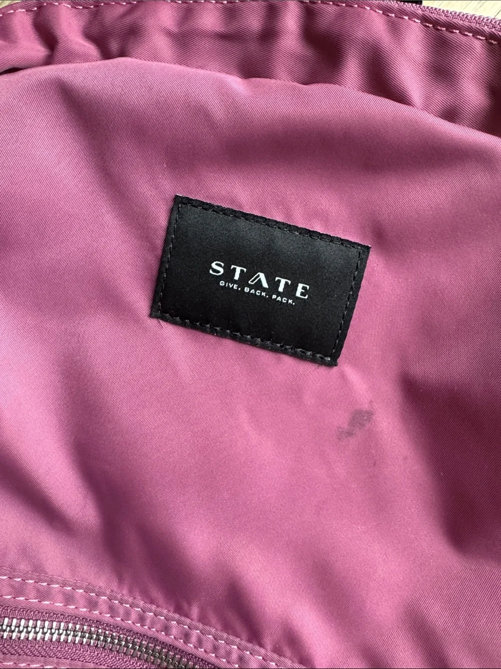 STATE Pink Nylon Kids Backpack